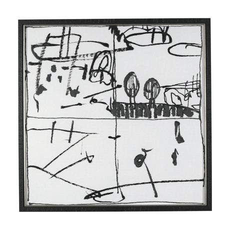 Lost Treasure Map IV by Mercana Studio a Hand Embellished Textured Framed Art Print from Mercana - Luna Furniture