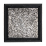 Pewter Leaves II by Morgan McLaren a Framed Art Print Matted under Glass from Mercana - Luna Furniture