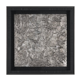 Pewter Leaves III by Morgan McLaren a Framed Art Print Matted under Glass from Mercana - Luna Furniture