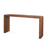 Estelle Rustic Brown Reclaimed Wood Console Table from Mercana - Luna Furniture