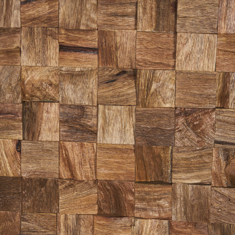 Into the Abyss II Light Brown Wood 24" Wall Decor from Mercana - Luna Furniture