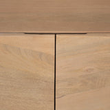 Darwin Light Brown Wooden 2 Door w/ 2 Shelves Accent Cabinet from Mercana - Luna Furniture
