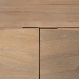 Darwin Light Brown Wooden 4 Door w/ 2 Shelves Sideboard from Mercana - Luna Furniture