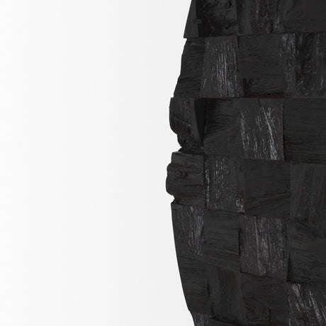 Into the Abyss I Dark Brown Wood 32" Wall Decor from Mercana - Luna Furniture
