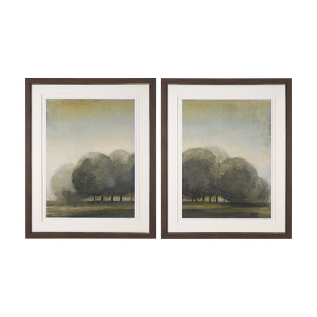 Secret Garden-L by Mercana Studio a Hand Embellished Textured Framed Art Print Matted under Glass from Mercana - Luna Furniture