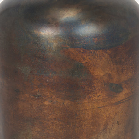 Daya Tall Antiqued Gold Metal Vase from Mercana - Luna Furniture