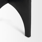 Sobi Textured Matte Black Round Metal Accent Table from Mercana - Luna Furniture