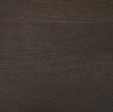 Romi Dark Brown Wood w/ Bottom Shelf Round Accent Table from Mercana - Luna Furniture