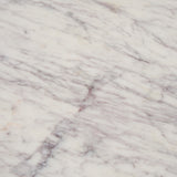 Bianca Dark Brown Wood w/ Marble Round Accent Table from Mercana - Luna Furniture