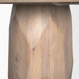 Fitzgerald 60" Light Brown Wood Dining Table from Mercana - Luna Furniture
