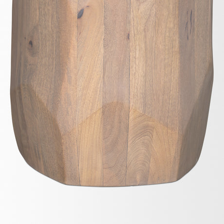 Fitzgerald 60" Light Brown Wood Dining Table from Mercana - Luna Furniture
