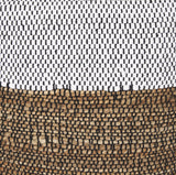 Samiya Jute w/ White Cotton Pouf from Mercana - Luna Furniture
