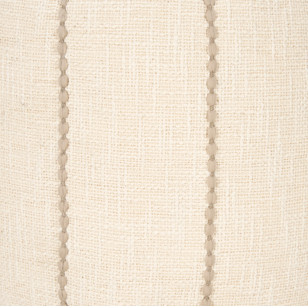 Sachi Beige w/ Stitching Pouf from Mercana - Luna Furniture