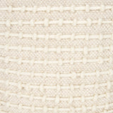 Sakaye Beige w/ Cream Stitched Patterned Pouf from Mercana - Luna Furniture