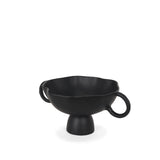 Radka Small Matte Black Metal Decorative Bowl from Mercana - Luna Furniture