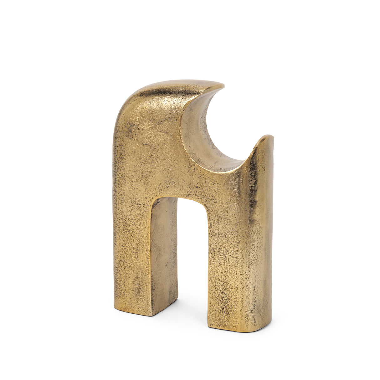 Renni Antiqued Brass Small Decorative Sculpture from Mercana - Luna Furniture