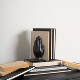 Praying Hands Bronze Cast Iron Book Ends from Mercana - Luna Furniture