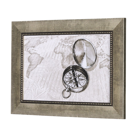 Adventure Map by Chad Mackay a Hand Embelished Textured Framed Art Print from Mercana - Luna Furniture
