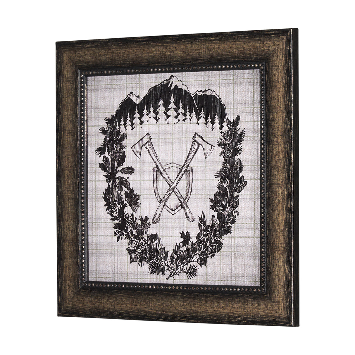 Adventure Map by Chad Mackay a Hand Embelished Textured Framed Art Print from Mercana - Luna Furniture