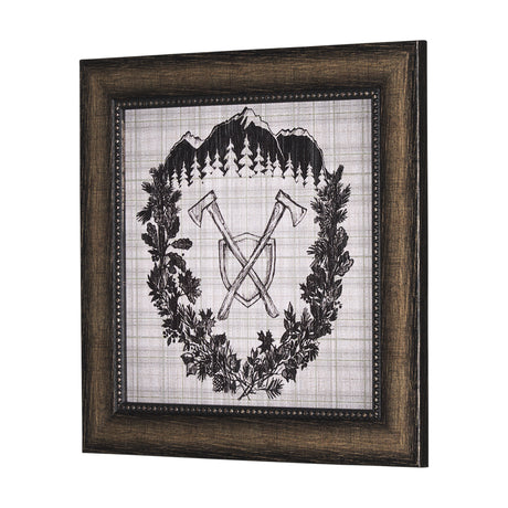 Adventure Map by Chad Mackay a Hand Embelished Textured Framed Art Print from Mercana - Luna Furniture