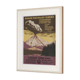 Lassen Volcanic National Park by The Vinatage Collection a Framed Art Print Matted under Glass from Mercana - Luna Furniture