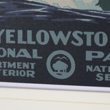 Yellowstone National Park by The Vinatage Collection a Framed Art Print Matted under Glass from Mercana - Luna Furniture