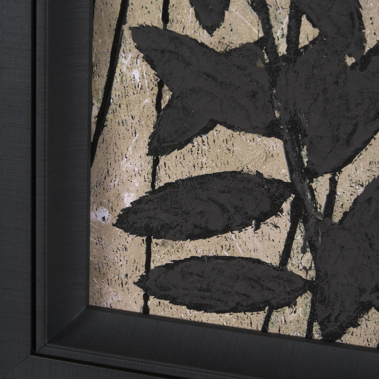 Etched Silouette I by Mercana Studio a Hand Embellished Textured Framed Art Print from Mercana - Luna Furniture
