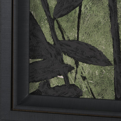 Etched Silouette V by Mercana Studio a Hand Embellished Textured Framed Art Print from Mercana - Luna Furniture