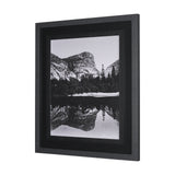 Mirror Lake by Carleton E Watkins a Hand Embellished Textured Framed Photo Art Print from Mercana - Luna Furniture