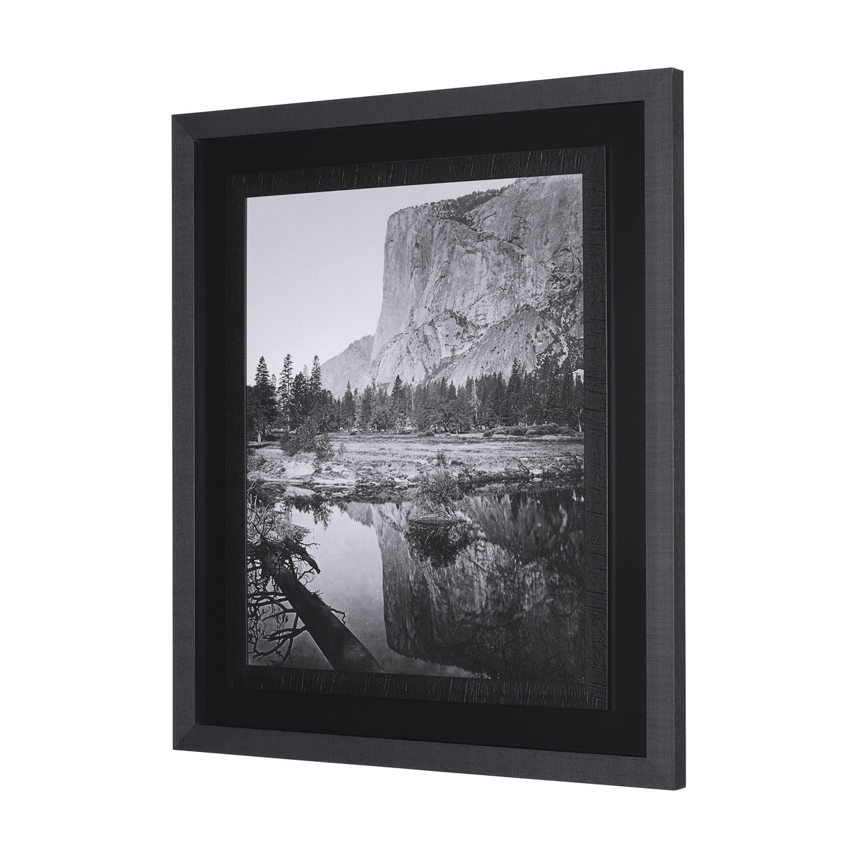 Mirror View by Carleton E Watkins a Hand Embellished Textured Framed Photo Art Print from Mercana - Luna Furniture