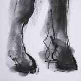 Equine Sketch 5 by Manny Woodart a Hand Embellished Textured Framed Art Print from Mercana - Luna Furniture