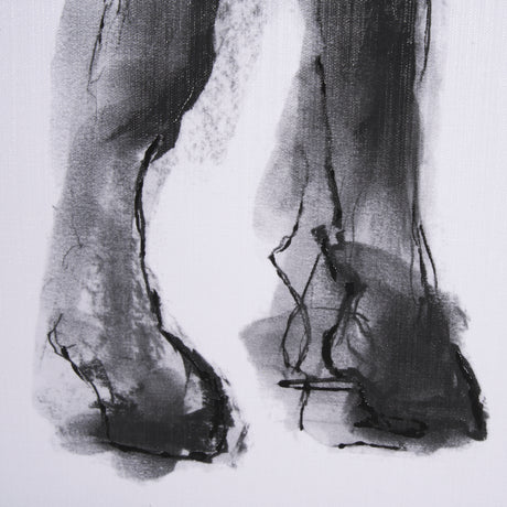 Equine Sketch 5 by Manny Woodart a Hand Embellished Textured Framed Art Print from Mercana - Luna Furniture