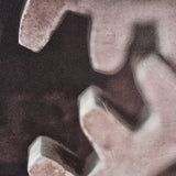 Industrial Collect - Cog by Michael Banks a Hand Embellished Textured Framed Photo Art Print from Mercana - Luna Furniture