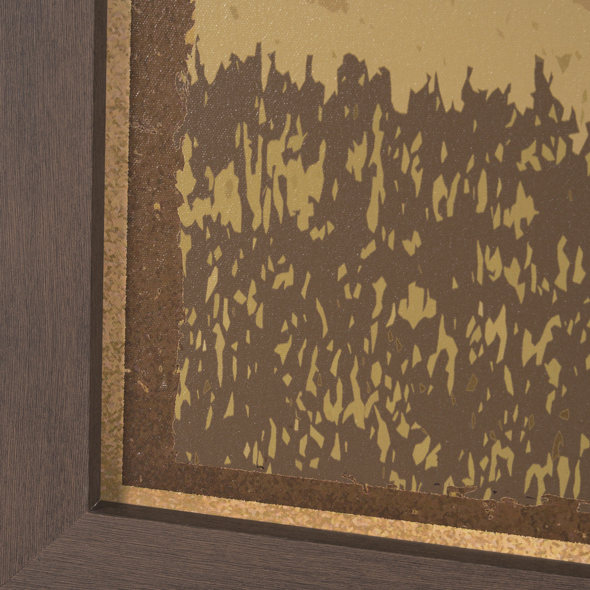 Rustic Type by Tania Bello a Hand Embellished Textured Framed Art Print from Mercana - Luna Furniture