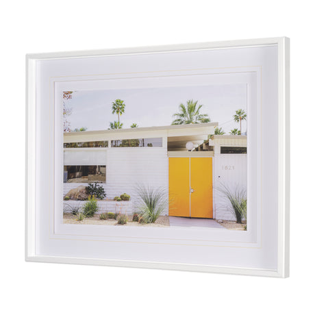 Palm Springs Villa by Irene Suchocki Hand Embellished Framed Photo Art Print Matted under Glass from Mercana - Luna Furniture