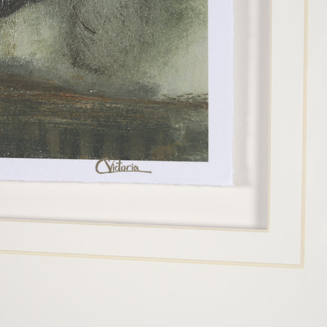 Secret Garden II by Mercana Studio a Hand Embellished Textured Framed Art Print Matted under Glass from Mercana - Luna Furniture