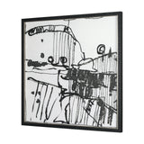 Lost Treasure Map I by Mercana Studio a Hand Embellished Textured Framed Art Print from Mercana - Luna Furniture
