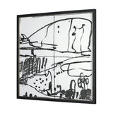 Lost Treasure Map III by Mercana Studio a Hand Embellished Textured Framed Art Print from Mercana - Luna Furniture