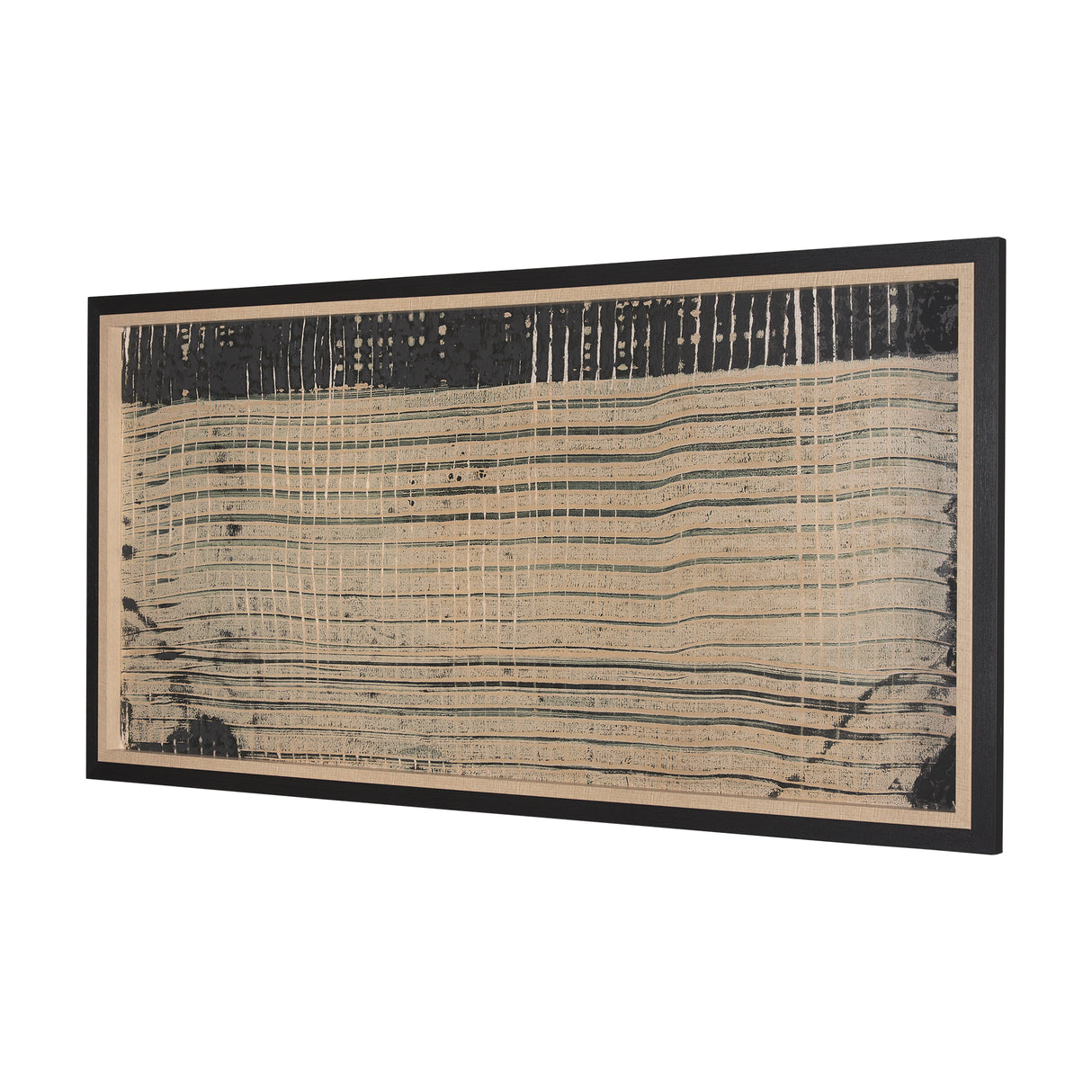Vertical Horizons by Mercana Studio a Hand Embellished Textured Framed Art Print from Mercana - Luna Furniture