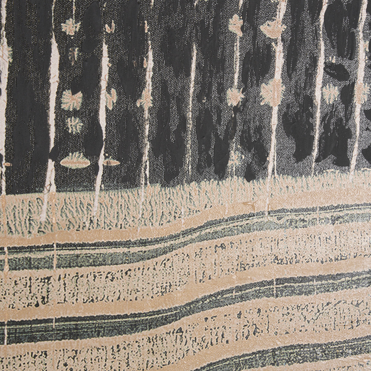 Vertical Horizons by Mercana Studio a Hand Embellished Textured Framed Art Print from Mercana - Luna Furniture