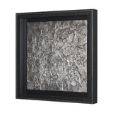 Pewter Leaves I by Morgan McLaren a Framed Art Print Matted under Glass from Mercana - Luna Furniture