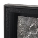 Pewter Leaves II by Morgan McLaren a Framed Art Print Matted under Glass from Mercana - Luna Furniture