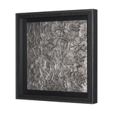 Pewter Leaves III by Morgan McLaren a Framed Art Print Matted under Glass from Mercana - Luna Furniture