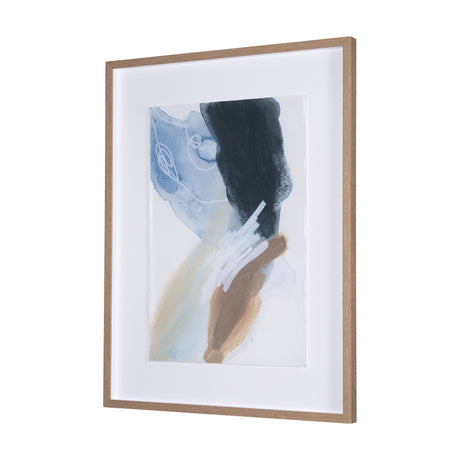 Darkness Leads to Light II by IrHavuka Hand Embellished Textured Framed Art Print Matted under Glass from Mercana - Luna Furniture