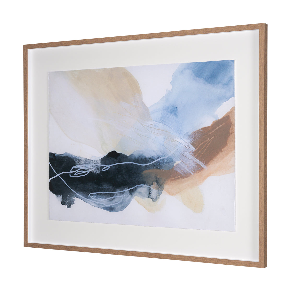 Healing by Ira Havuka a Hand Embellished Textured Framed Art Print Matted under Glass from Mercana - Luna Furniture