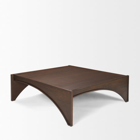 Laraya Medium Brown Wood Coffee Table from Mercana - Luna Furniture