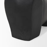 Radu Large Matte Black Metal Bull Decorative Object from Mercana - Luna Furniture