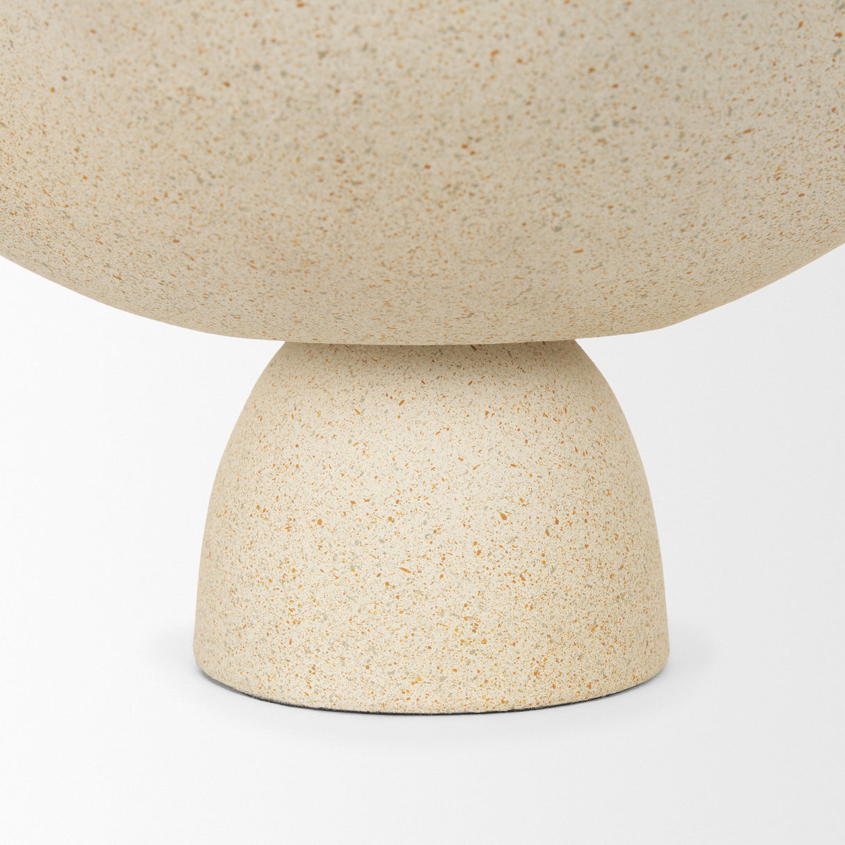 Radka Beige Textured Small Metal Decorative Bowl from Mercana - Luna Furniture