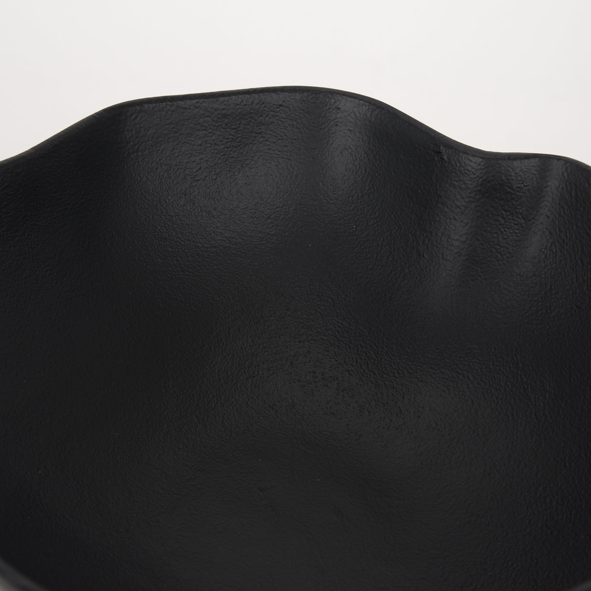 Radka Small Matte Black Metal Decorative Bowl from Mercana - Luna Furniture