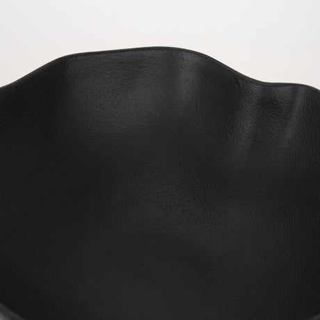 Radka Small Matte Black Metal Decorative Bowl from Mercana - Luna Furniture